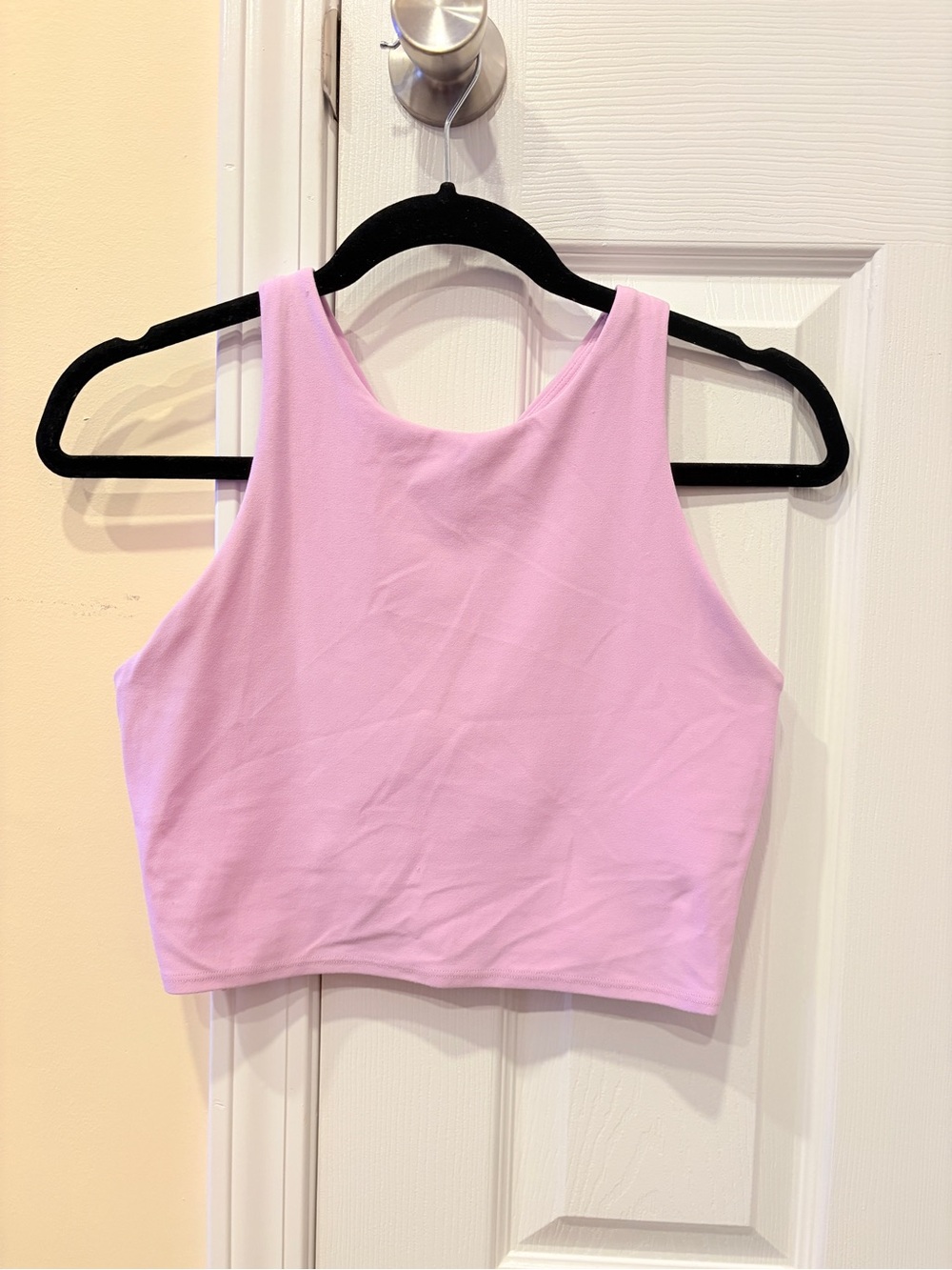 Athleta conscious cropped Powervita tank opaque violet